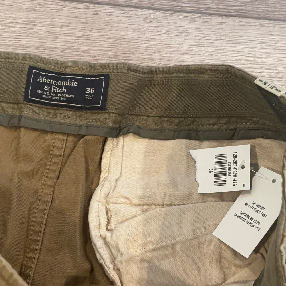 Abercrombie & Fitch Cargo Shorts Mens 36 Brown 10